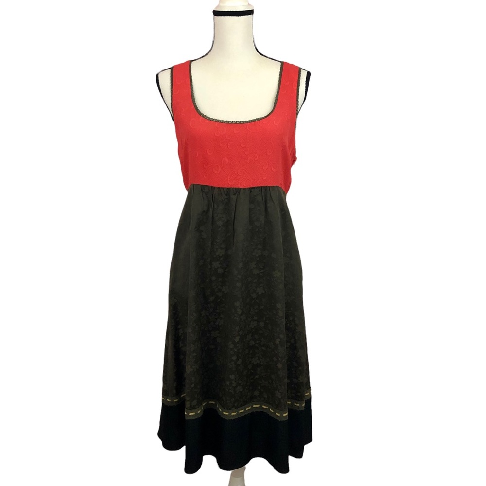 Moulinette Soeurs Red and Black Dress